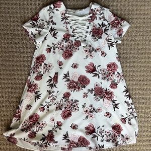 Adult Small Pink/White Dress